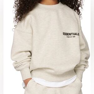 Fear Of God ESSENTIALS sweatshirt size XXL kids (14-16 kids) HAS FLAW!!